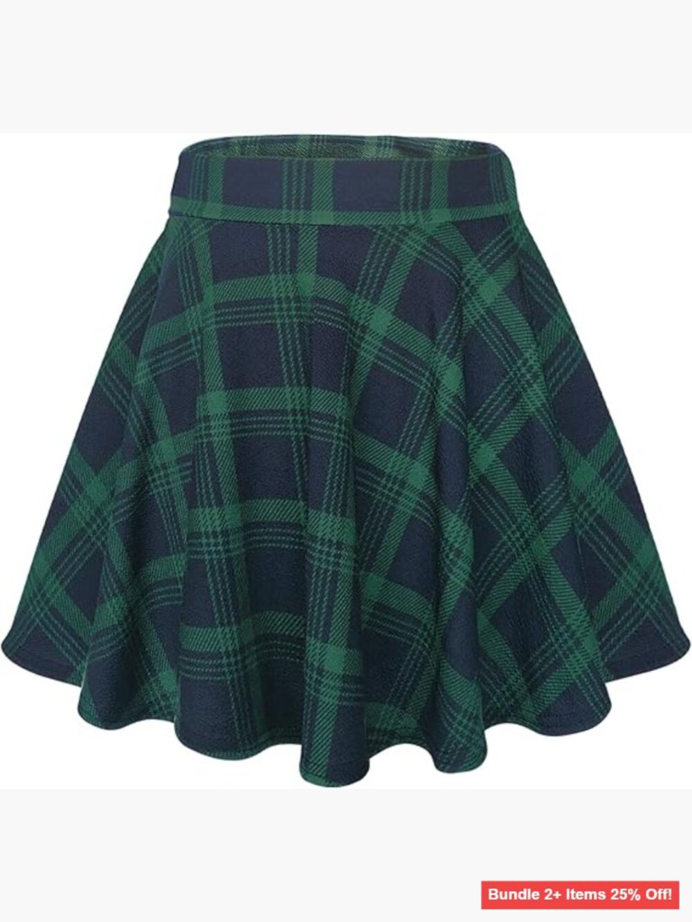 Stretchy Flared Mini Skater Skirt, Versatile Casual A-Line Fit